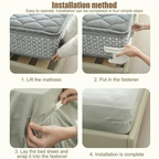 🔥4-Pack Universal Heavy-Duty Bed Sheet Holder Straps No-Slip Peace of Mind